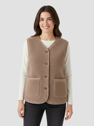 EULALIA | WEŁNIANA KAMIZELKA | LEKKIE CIEPŁO I PONADCZASOWY STYL 3