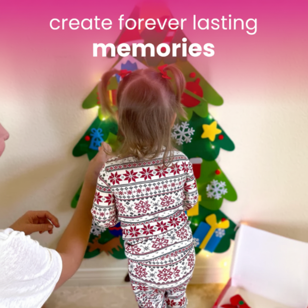 Filcowa choinka z 34 ozdobami – kreatywna, przyjazna dzieciom, przytulna 7