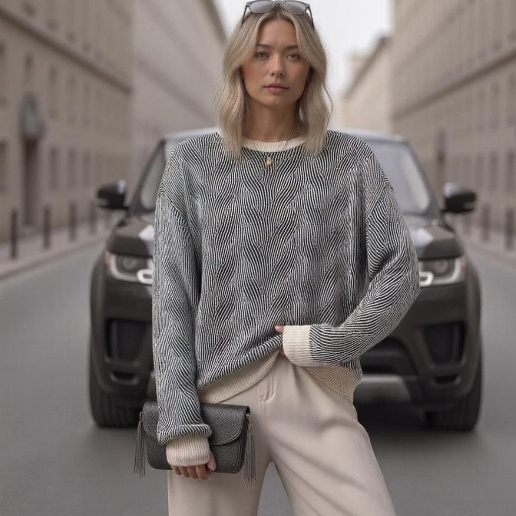 Flor | Sweter dzianinowy, styl i wygoda 0