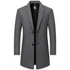 Formalny zimowy płaszcz dla mężczyzn 2