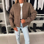 Hazel | Modna damska pikowana kurtka z zamkiem z przodu 4