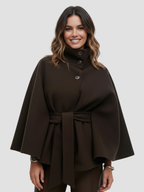 ISALÈNE | PŁASZCZ Z WYSOKIM KOŁNIERZEM – MIEJSKA WYRAFINOWANA STYL I PONADCZASOWY STYL 0