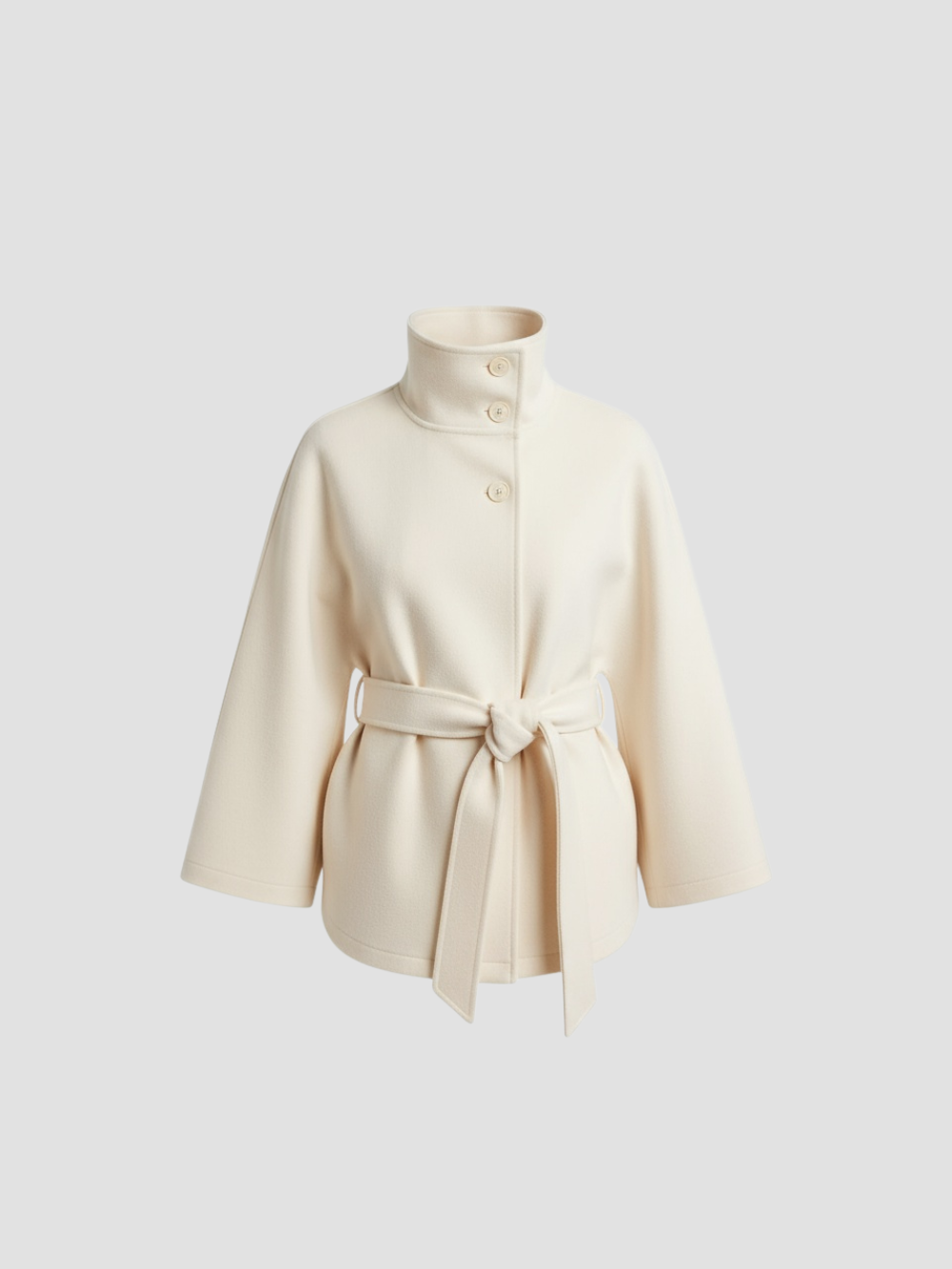 ISALÈNE | PŁASZCZ Z WYSOKIM KOŁNIERZEM – MIEJSKA WYRAFINOWANA STYL I PONADCZASOWY STYL 3