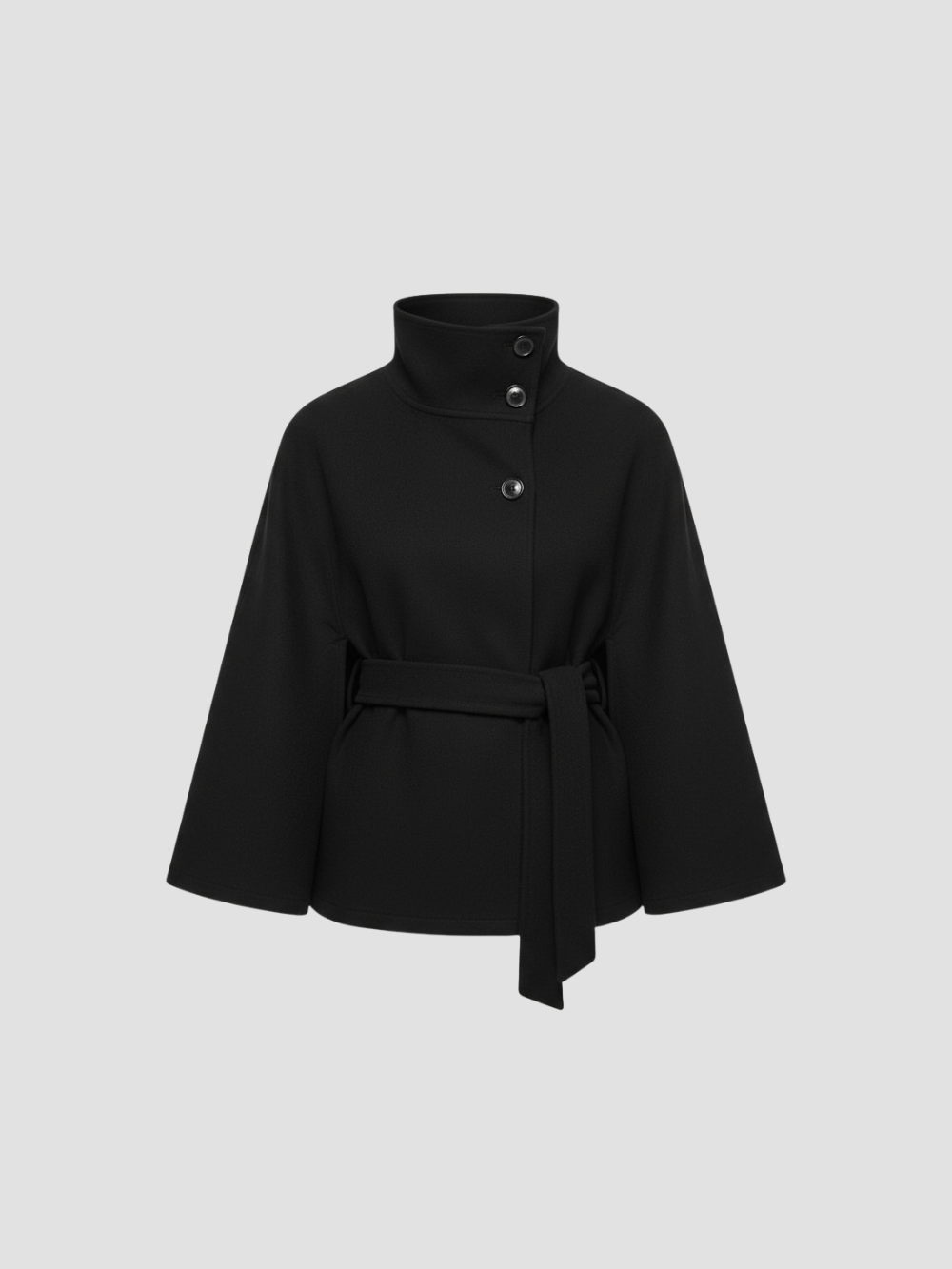 ISALÈNE | PŁASZCZ Z WYSOKIM KOŁNIERZEM – MIEJSKA WYRAFINOWANA STYL I PONADCZASOWY STYL 5