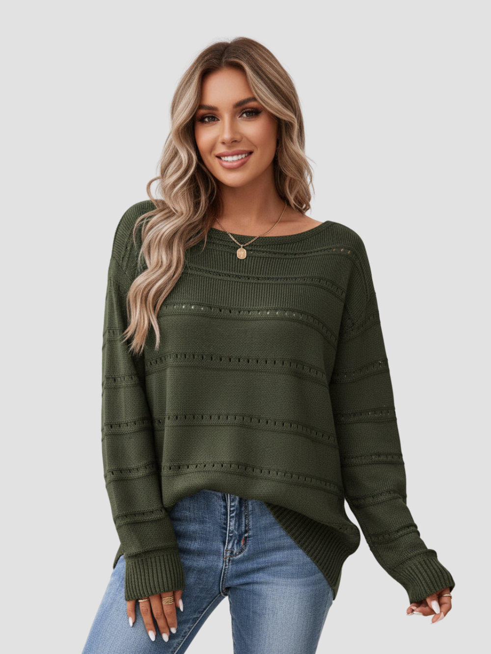 ISIDORA | SWETER DAMSKI | LEKKA DZIANINA I PONADCZASOWY KOMFORT 0