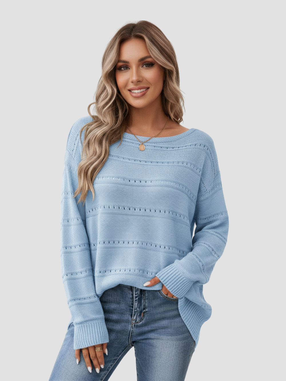 ISIDORA | SWETER DAMSKI | LEKKA DZIANINA I PONADCZASOWY KOMFORT 4