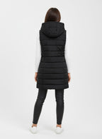 ISMENA | Damski długi, ocieplany płaszcz bez rękawów – lekka elegancja i nowoczesne ciepło 2