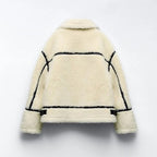 Kurtka Aviator z Imitacji Shearling - Komfort i Styl na Zimę