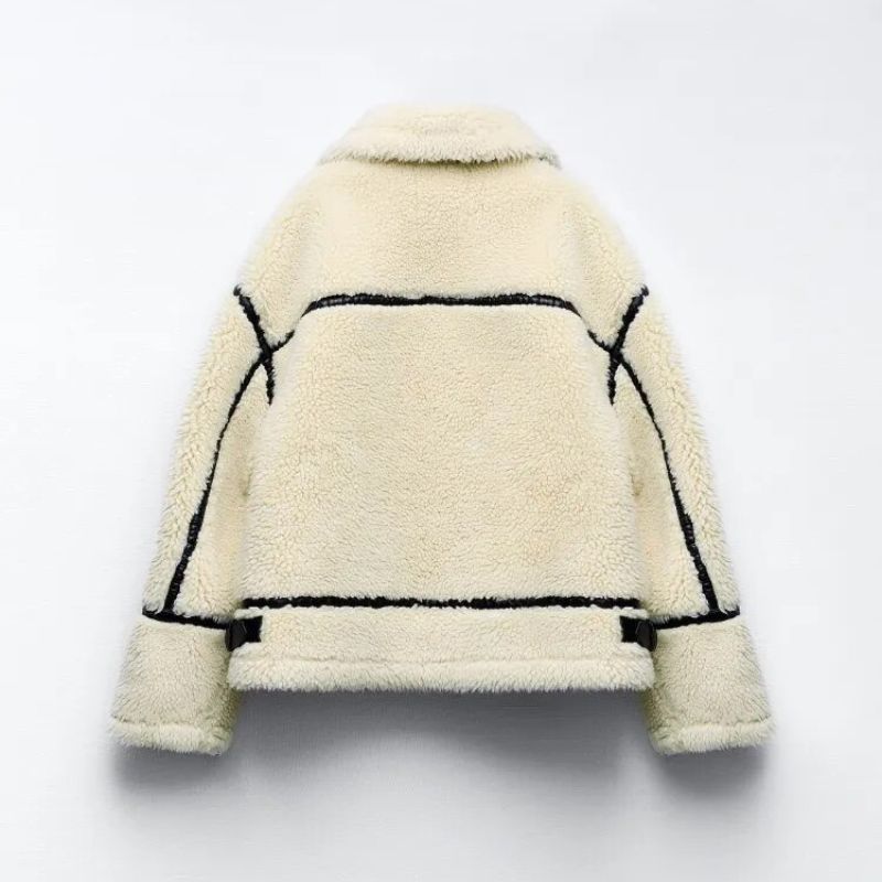 Kurtka Aviator z Imitacji Shearling - Komfort i Styl na Zimę