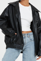 Kurtka damska z zamkiem błyskawicznym w dużym rozmiarze 4