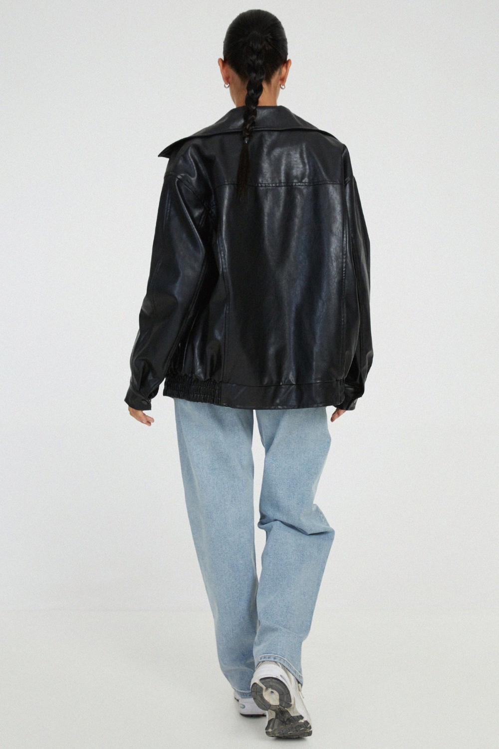 Kurtka damska z zamkiem błyskawicznym w dużym rozmiarze 6