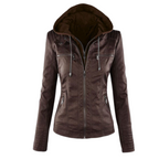 Kurtka motocyklowa zapinana na zamek dla kobiet 1