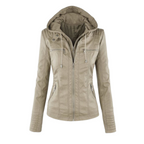 Kurtka motocyklowa zapinana na zamek dla kobiet 3