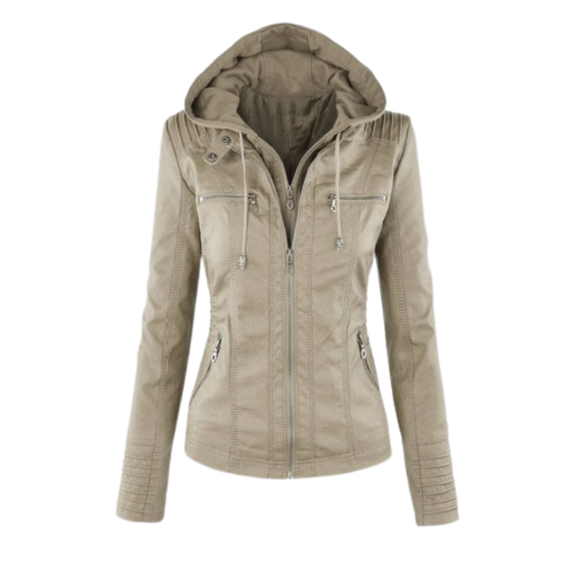 Kurtka motocyklowa zapinana na zamek dla kobiet 3