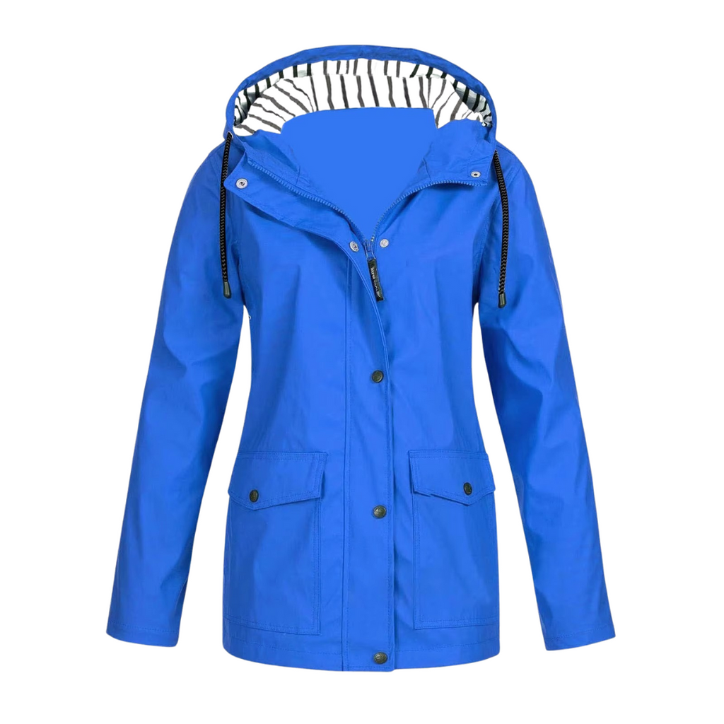 Kurtka przeciwdeszczowa z kapturem dla kobiet 3