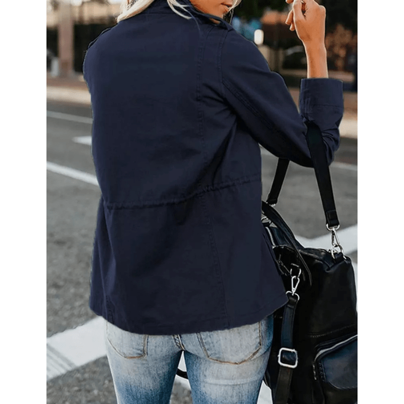 Kurtka robocza damska – elastyczny pas i kieszenie z patkami 2