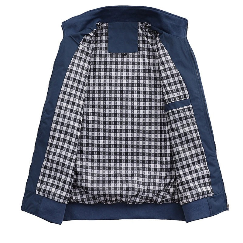 Kurtka typu bomber z mankietami ściągaczowymi dla mężczyzn 7