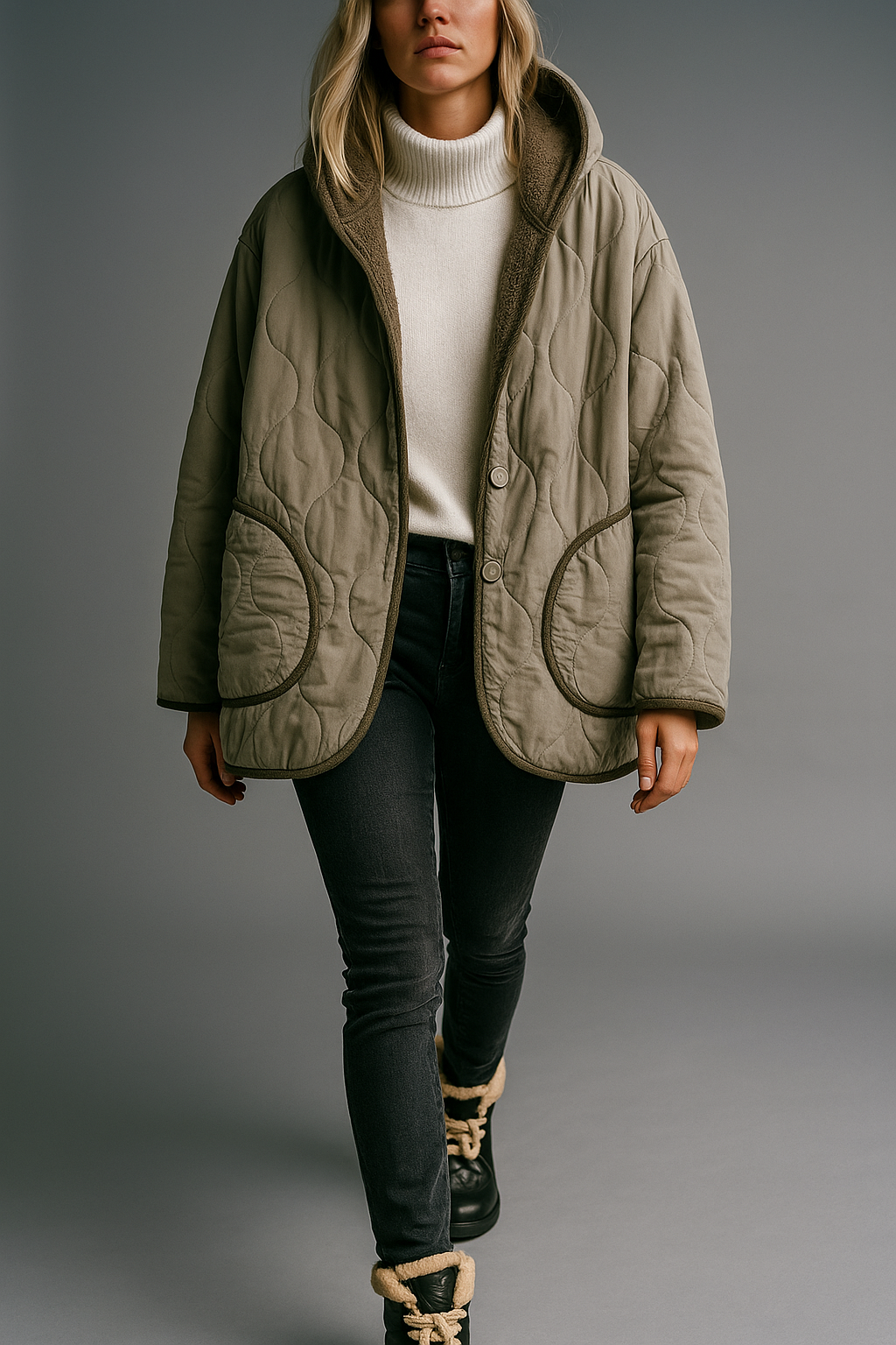 Kurtka zimowa z polaru 1