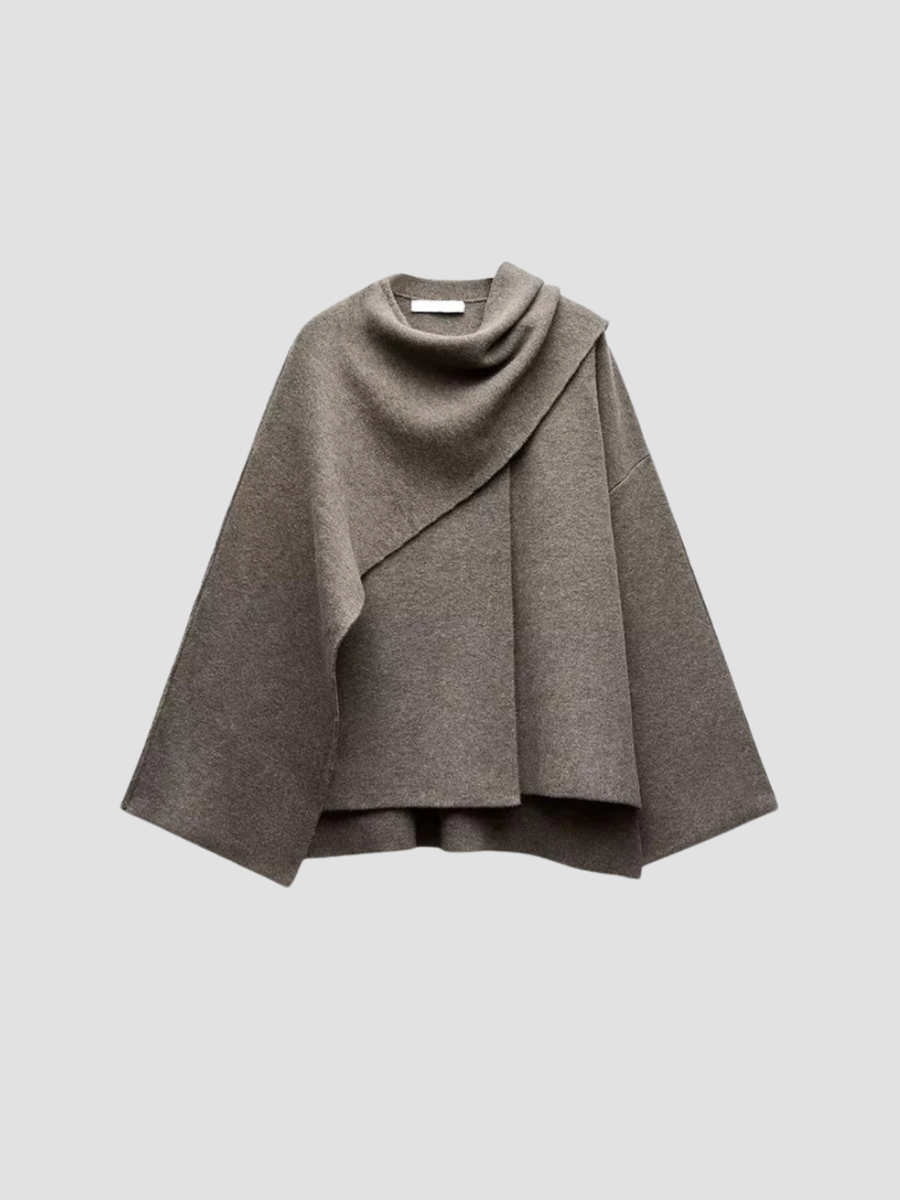 LEOCADIA | WEŁNIANA PŁASZCZ-PEŁNA | PŁYNNA ELEGANCJA I PONADCZASOWE CIEPŁO 1