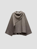 LEOCADIA | WEŁNIANA PŁASZCZ-PEŁNA | PŁYNNA ELEGANCJA I PONADCZASOWE CIEPŁO 1