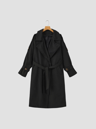 LUCÍA | TRENCZ DAMSKI | PASEK I PONADCZASOWA WYRAFINOWANA STYLIZACJA 1