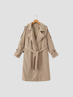 LUCÍA | TRENCZ DAMSKI | PASEK I PONADCZASOWA WYRAFINOWANA STYLIZACJA 4