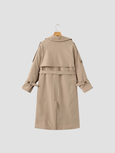 LUCÍA | TRENCZ DAMSKI | PASEK I PONADCZASOWA WYRAFINOWANA STYLIZACJA 7