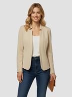 LYNAVERA | MARYNARKA DAMSKA Z OTWARTYM SZYI – NOWOCZESNA ELEGANCJA I WSZECHSTRONNOŚĆ NA CO DZIEŃ 6