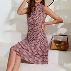 Linda™ | Elegancka sukienka bez rękawów z dekoltem w serek 1