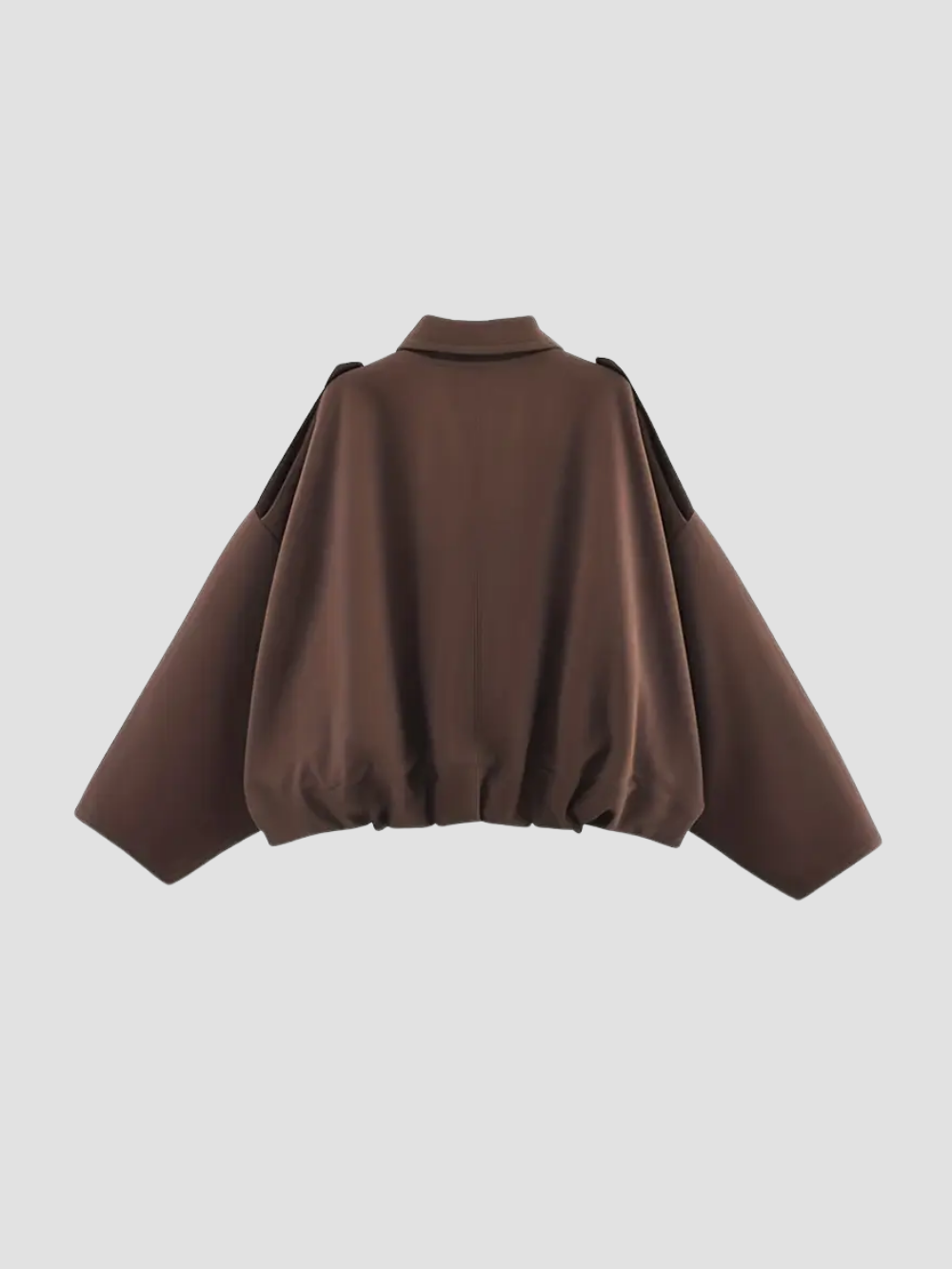 MAELIA | DAMSKA KURTKA OVERSIZEROWA Z ZAMSZU – WSPÓŁCZESNA ELEGANCJA I RELAKSUJĄCA SYLWETKA 3