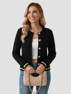 MARISOL | KARDIGAN DAMSKI | ZŁOTE WYKOŃCZENIA I ELEGANCJA 0