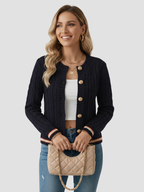 MARISOL | KARDIGAN DAMSKI | ZŁOTE WYKOŃCZENIA I ELEGANCJA 2