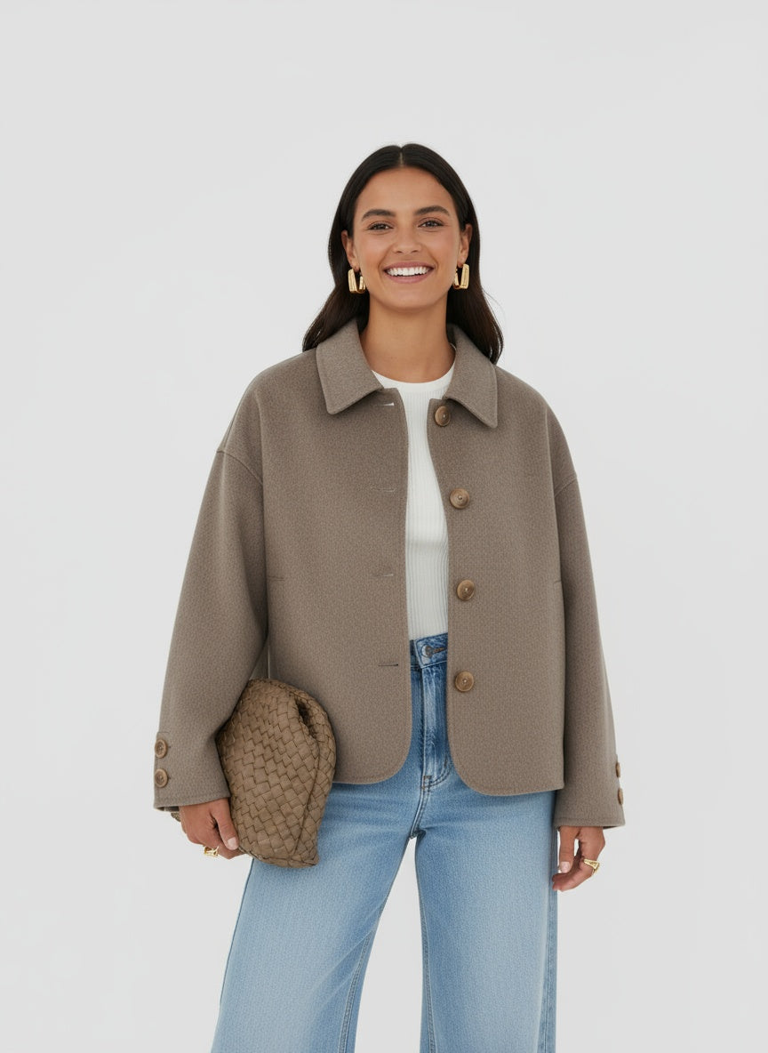 MAURÉLIA | KURTKA DAMSKA – MIĘKKA WYRAFINOWANA I WSPÓŁCZESNY STYL 0