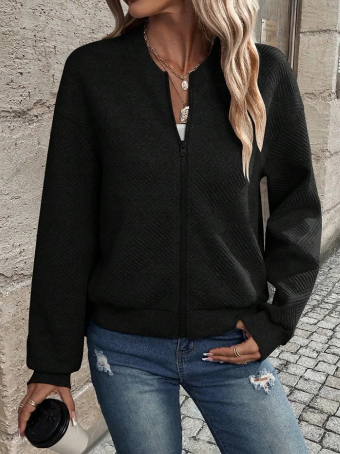 Marika™ – dzianinowy kardigan z długim rękawem 3