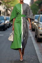 Melody | Elegancka sukienka midi z kwiatowym wzorem 6