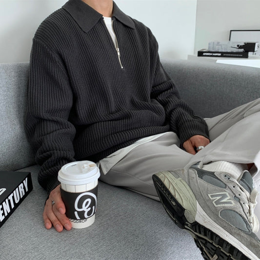 Męska Koszula Dzianinowa – Minimalistyczny Styl i Komfort