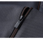 Męski komplet z kurtką i spodniami dresowymi na zamek – subtelna powierzchnia i wąski krój nogawek 3