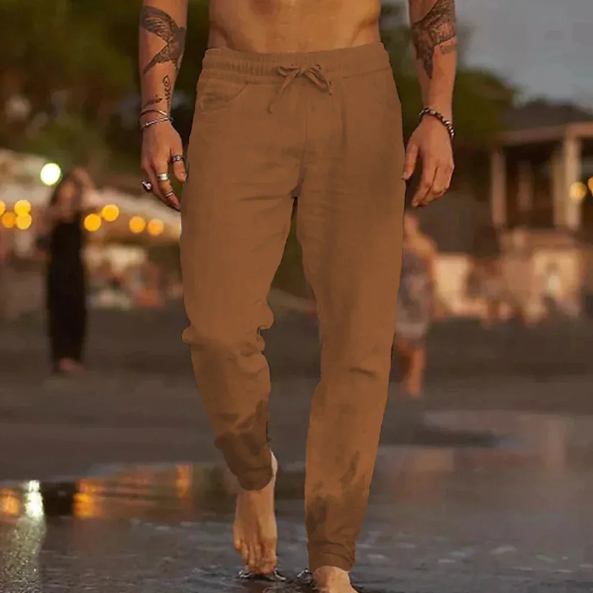 Męskie Spodnie Lniane – Komfort i Styl na Lato