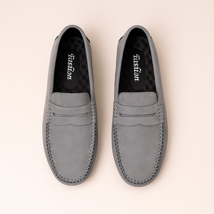 Mokasyny wsuwane dla mężczyzn – teksturowana cholewka 4