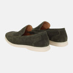 Mokasyny wsuwane męskie – teksturowana cholewka i kontrastowa podeszwa zewnętrzna 7