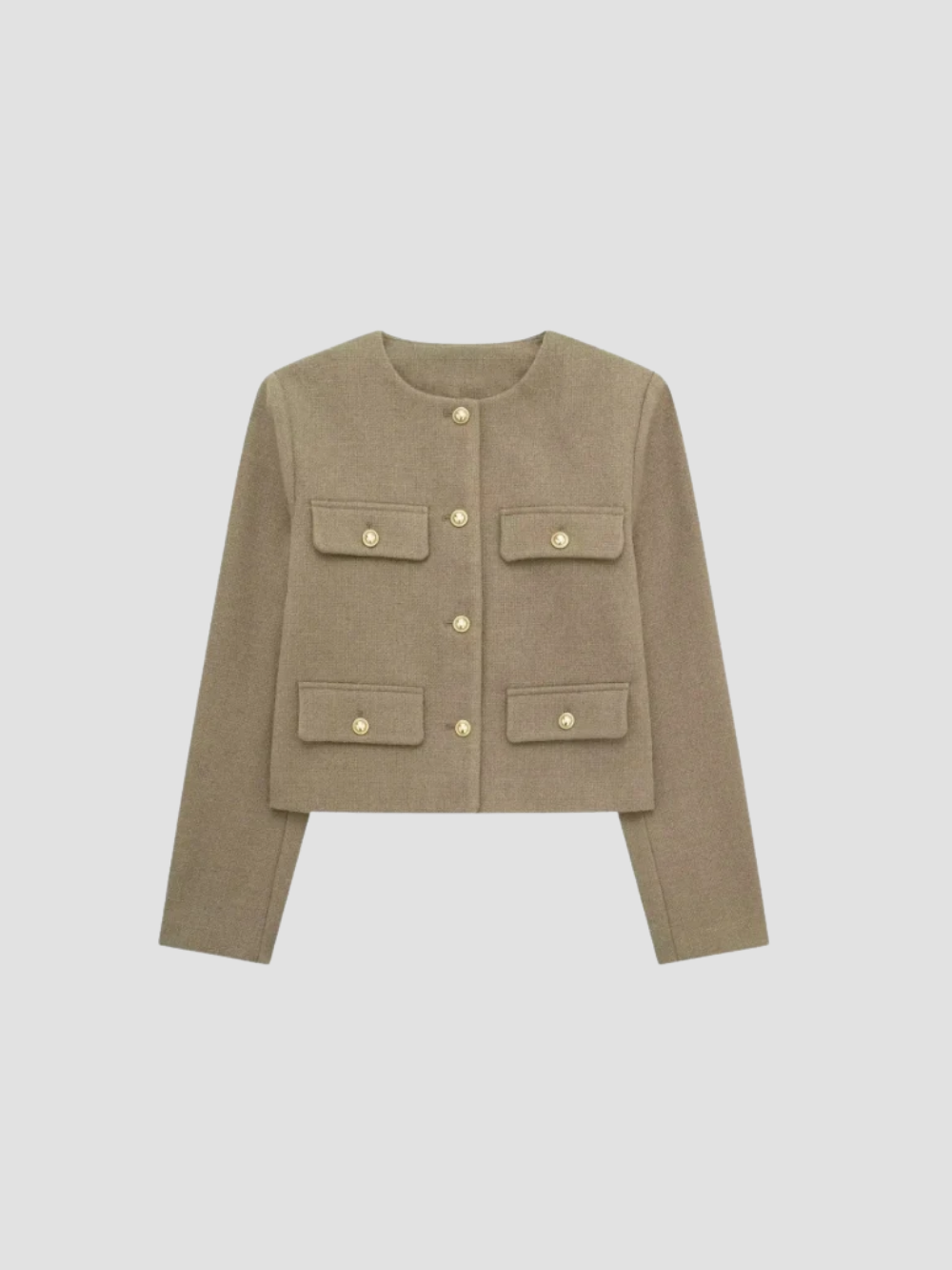 PALOMA | MARYNARKA DAMSKA | KRÓTKA ZE ZŁOTYMI GUZIKAMI 1