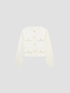 PALOMA | MARYNARKA DAMSKA | KRÓTKA ZE ZŁOTYMI GUZIKAMI 10