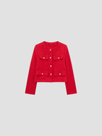 PALOMA | MARYNARKA DAMSKA | KRÓTKA ZE ZŁOTYMI GUZIKAMI 5