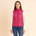 Pikowana kamizelka damska – strukturalna powierzchnia i krój bez rękawów 12