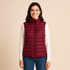 Pikowana kamizelka damska – strukturalna powierzchnia i krój bez rękawów 8