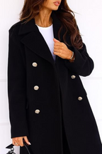 Płaszcz damski o kroju strukturalnym do połowy łydki 4