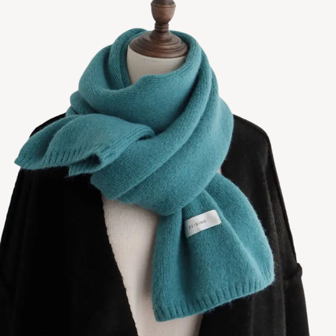 Prążkowany szalik zimowy dla kobiet 6