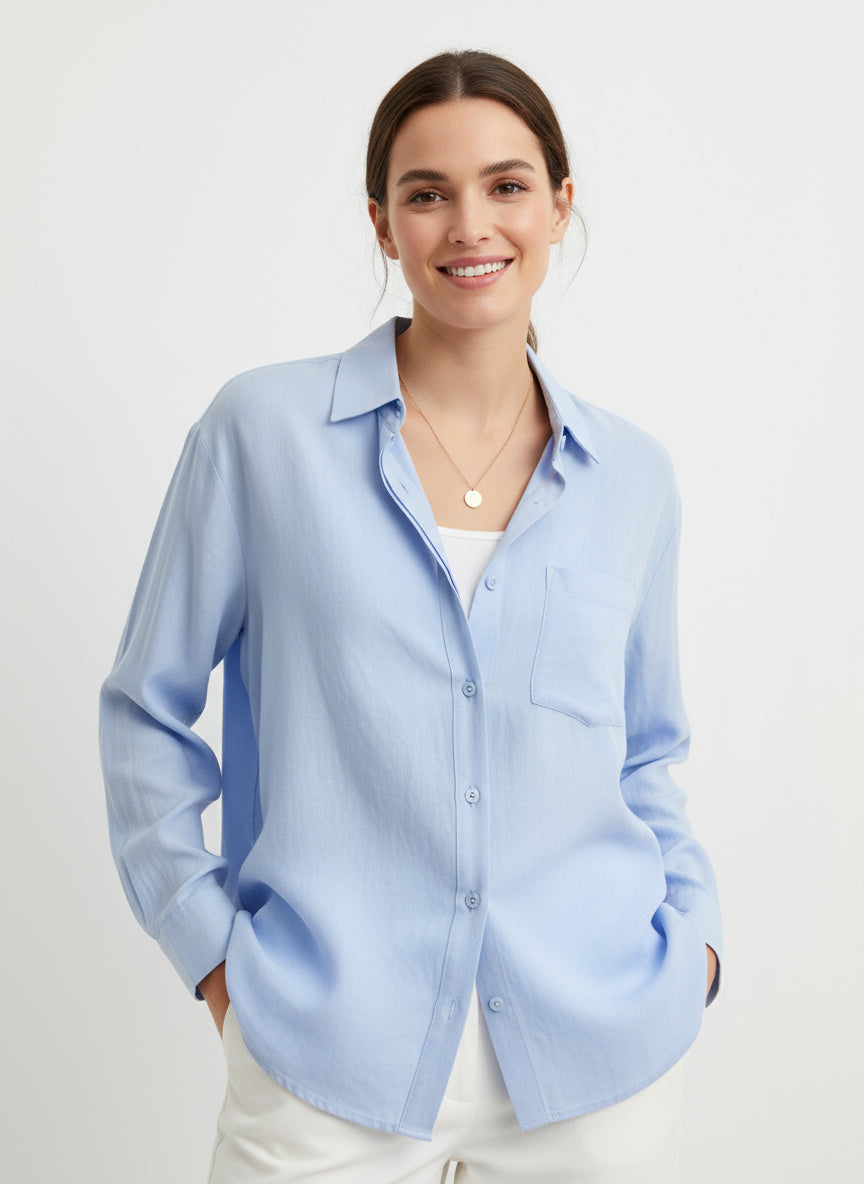 ROCÍO | KOSZULA DAMSKA | KLASYCZNA Z GUZIKAMI Z PRZODU 0