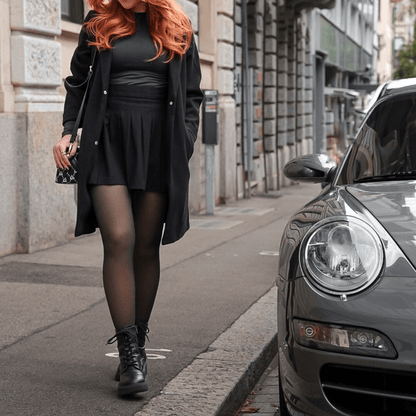 Rajstopy z podszewką polarową dla kobiet 7