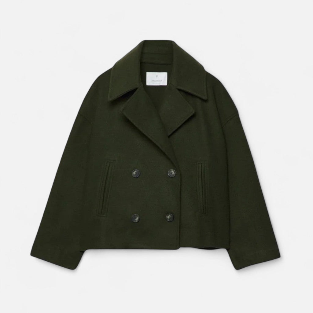 Roselains | Damska, skrojona minimalistyczna kurtka 4